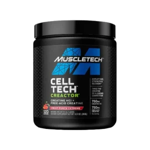 Muscletech Creatina HCL Creator 120 Serv Fruit Punch
