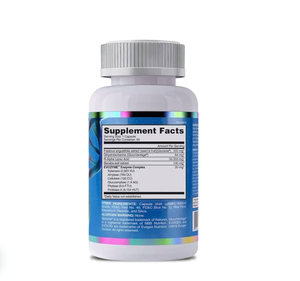 EVOGEN Evolog 60 caps Carbs Bloqueador - Imagen 2