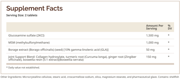 GLUCOFLEX Glucosamina & Msm 60 Caps - Imagen 2