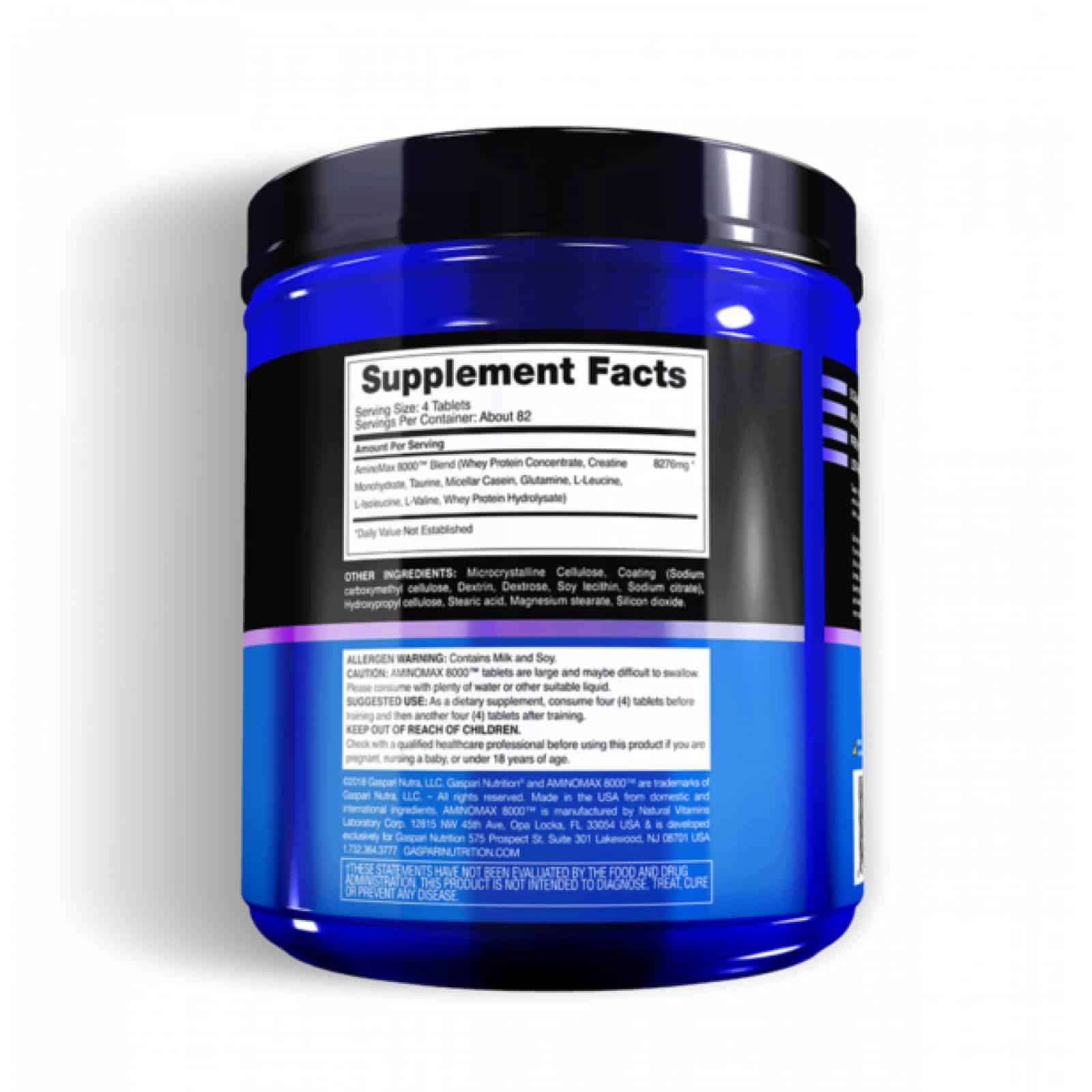 GASPARI Amino Max 8000, 325 tabs - Imagen 2