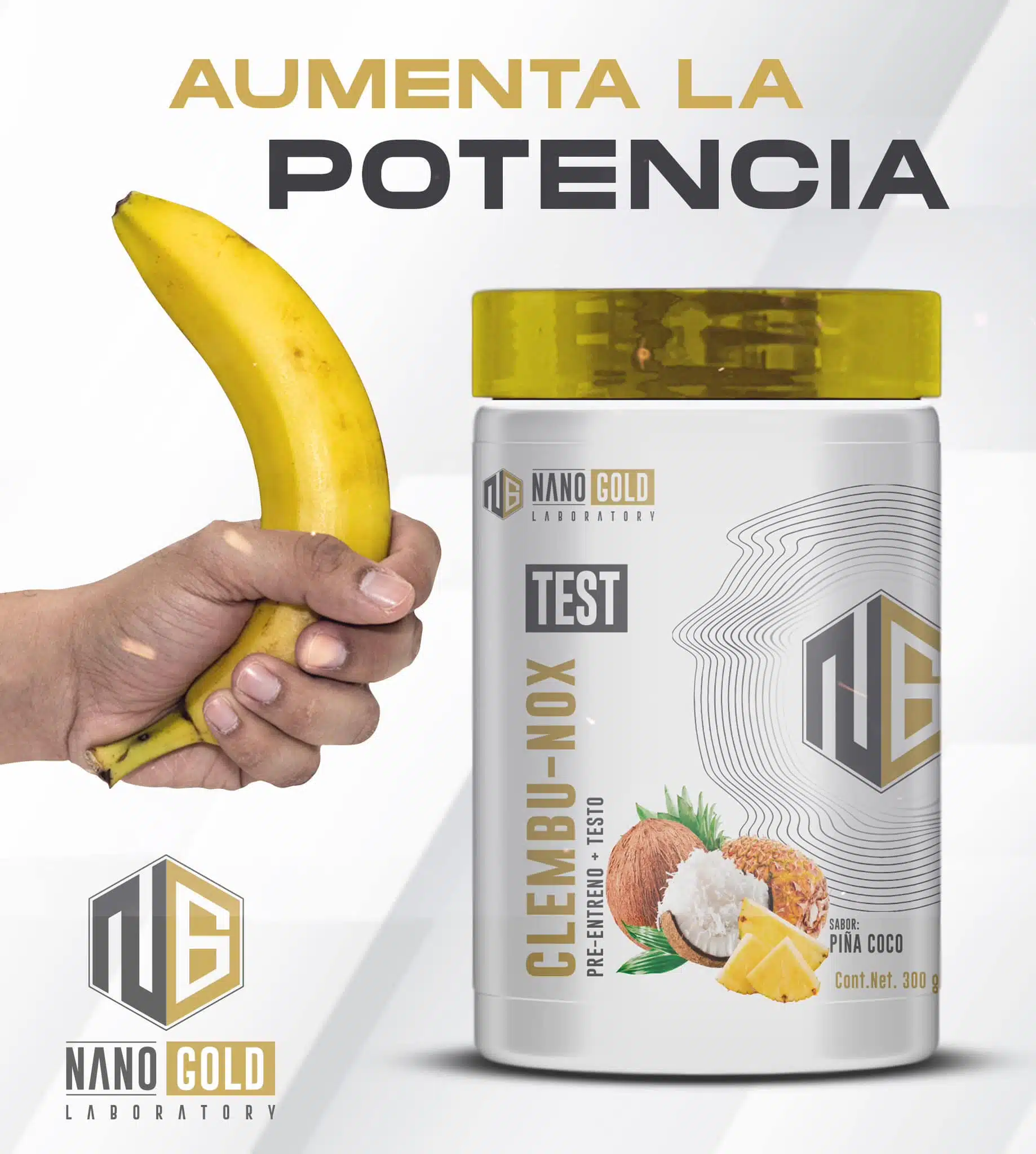 Nano Gold Clembu-Nox Test 30 serv Clembunox - Imagen 2