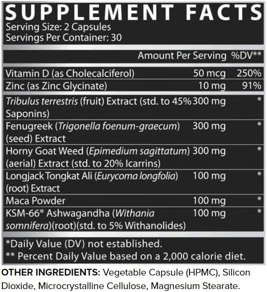 NUTREX T-UP Max 60 CAPS - Imagen 3
