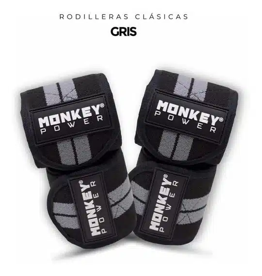 Monkey Power Knee Wraps Vendas Clasicas 1 Par