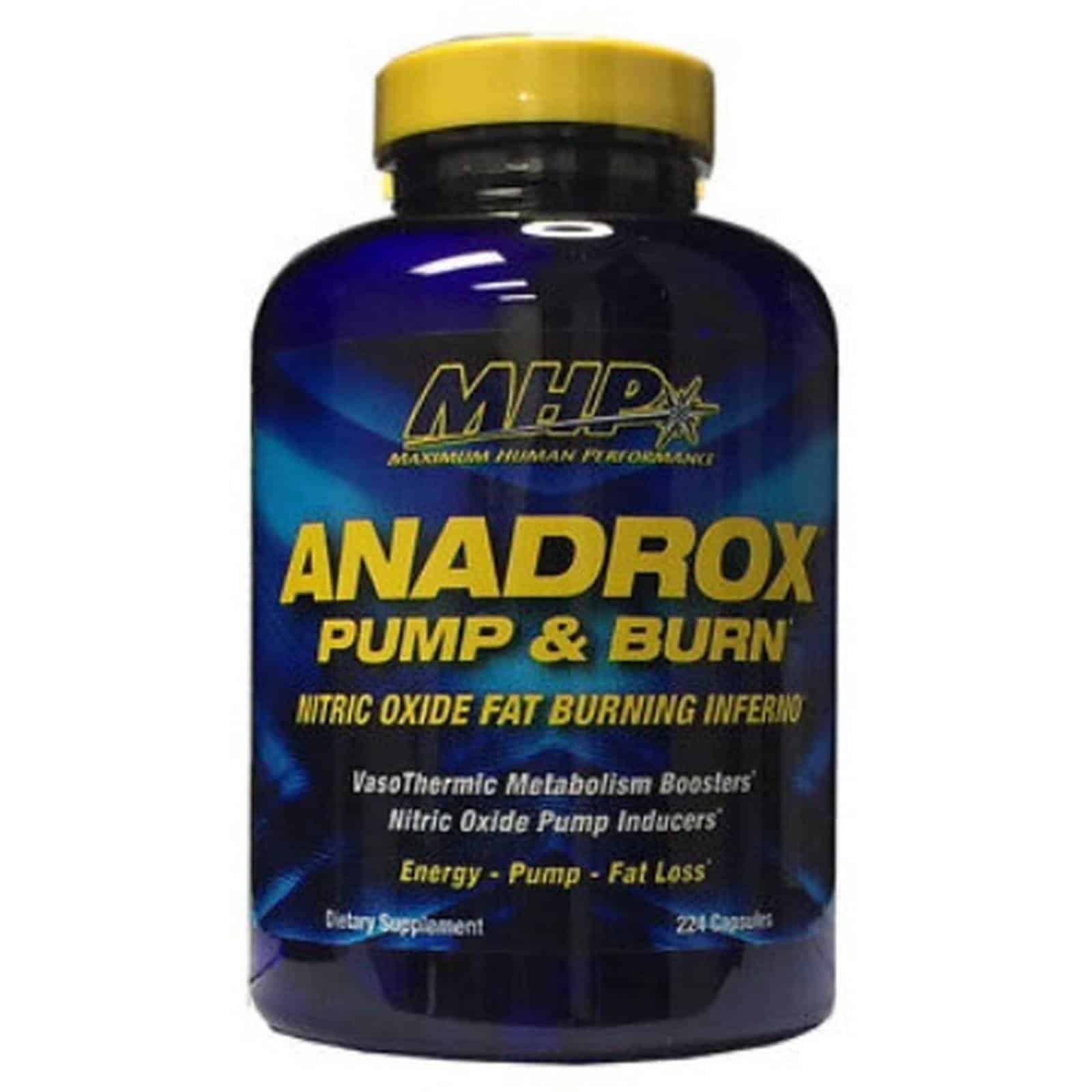 Mhp Anadrox Termogenico/Pre entreno 224 Caps