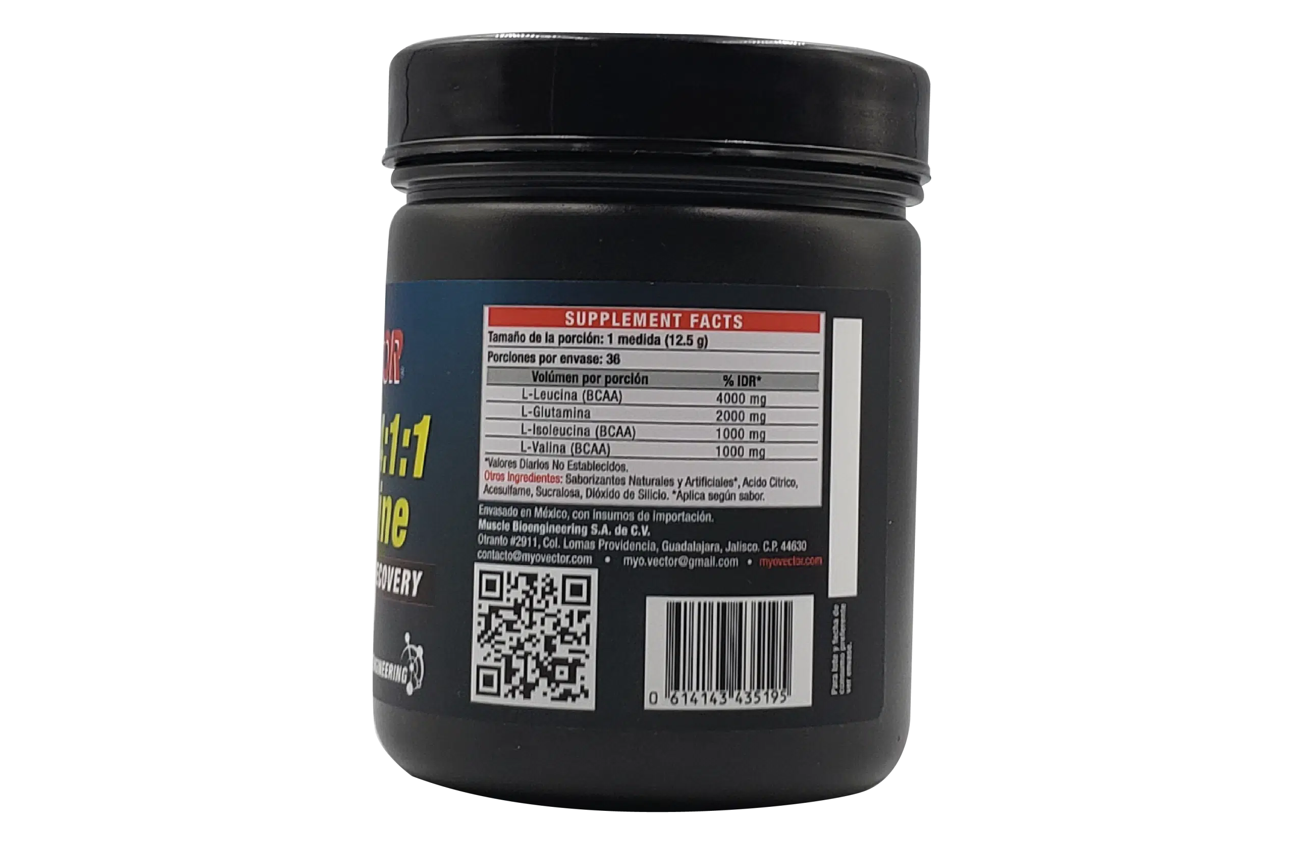 Myo-Vector Full Bcaa + Glutamina 36 serv - Imagen 2