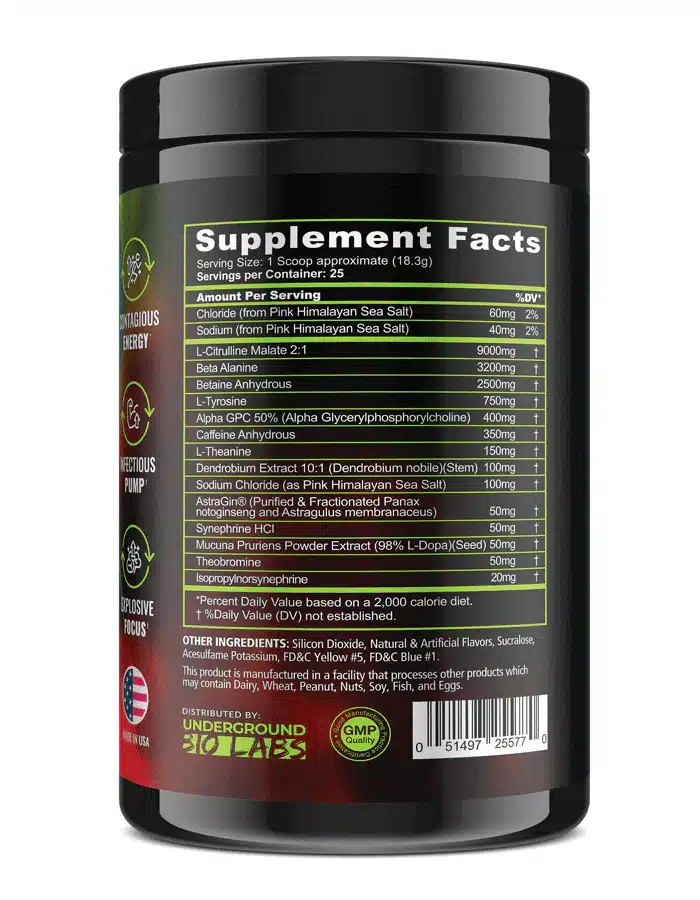 Panda Pandamic Extreme Pre Workout 25 servicios - Imagen 2