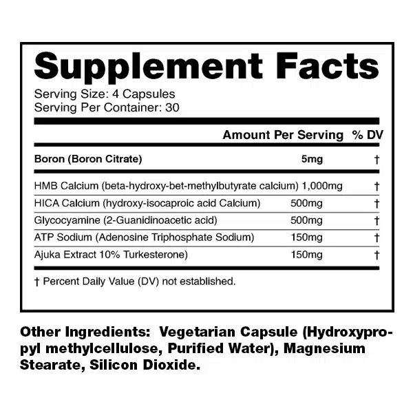 Dragon Pharma HYDRA Natural Anabolic System 120 caps - Imagen 2