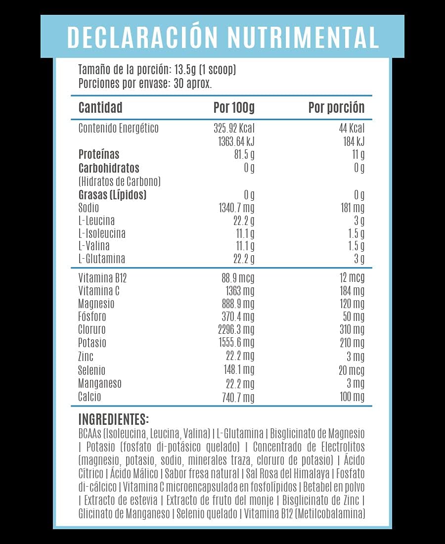 Birdman Bcaa + Glutamina Perfomance 30 serv Falcon - Imagen 3