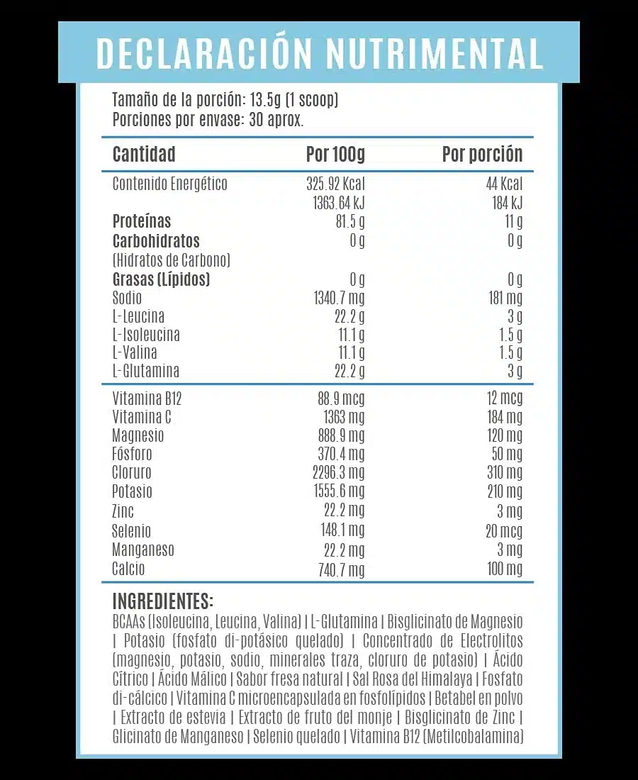 Birdman Bcaa + Glutamina Perfomance 30 serv Falcon - Imagen 3