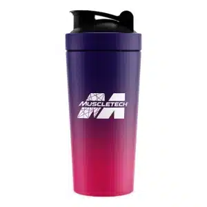 Shaker Muscletech Acero Inoxidable Stainless 25oz Purple/Pin