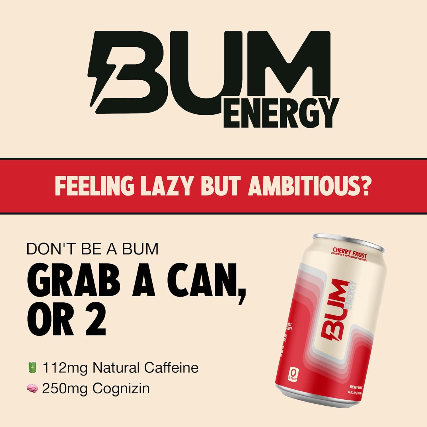RAW Cbum Smart Energy bebible 12 pz (12 oz) x 2 Pack ( total 24 latas ) - Imagen 3
