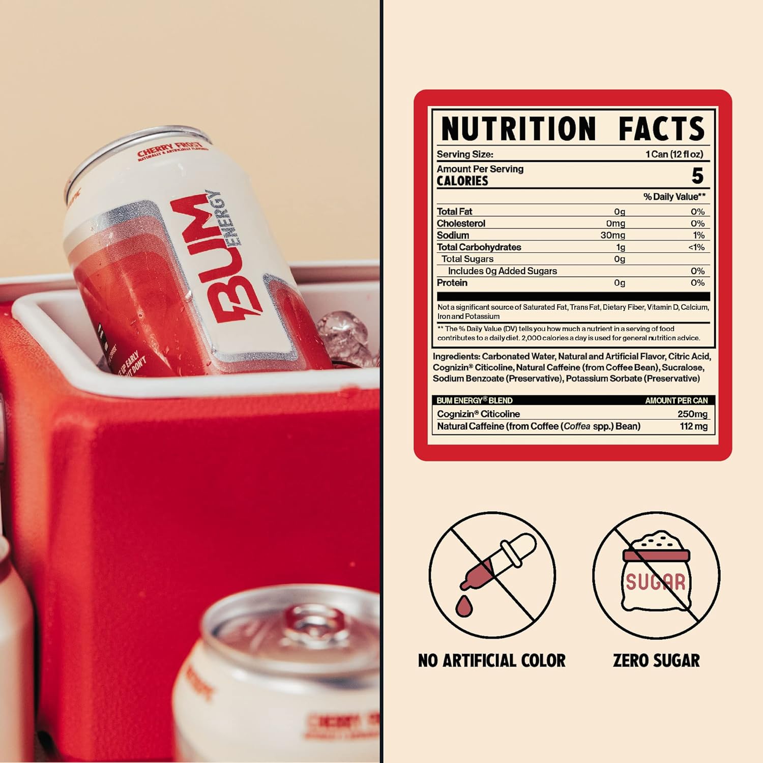 RAW Cbum Smart Energy bebible 12 pz (12 oz) x 2 Pack ( total 24 latas ) - Imagen 2