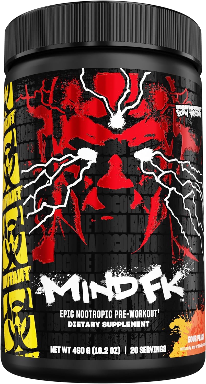 Mutant Mind FK Pre Workout 20 serv Preentrenamiento épico nootrópico