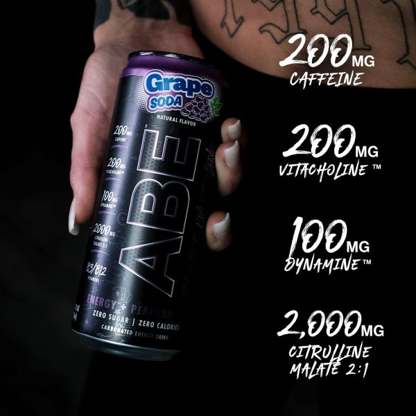 Applied Nutrition Abe Drink Bebida Energetica 24 latas / 12 pack x 2 - Imagen 2