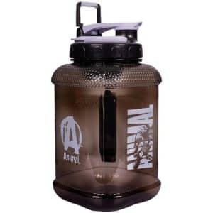 Shaker Universal 1/2 Gallon Bote agua Negro