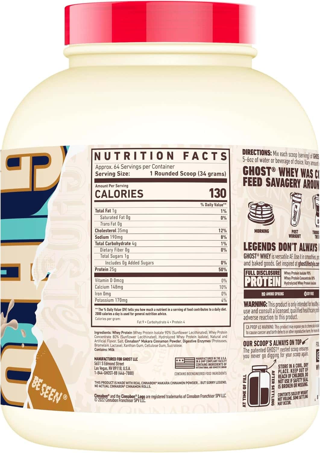 Ghost Whey Protein 5 lbs - Imagen 2