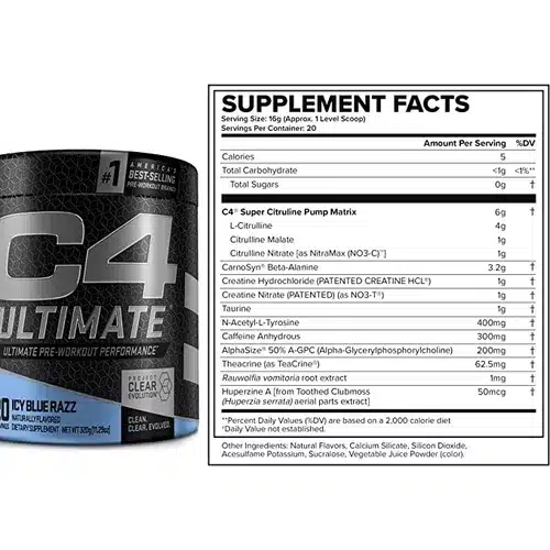Cellucor C4 Ultimate 20 servicios - Imagen 2