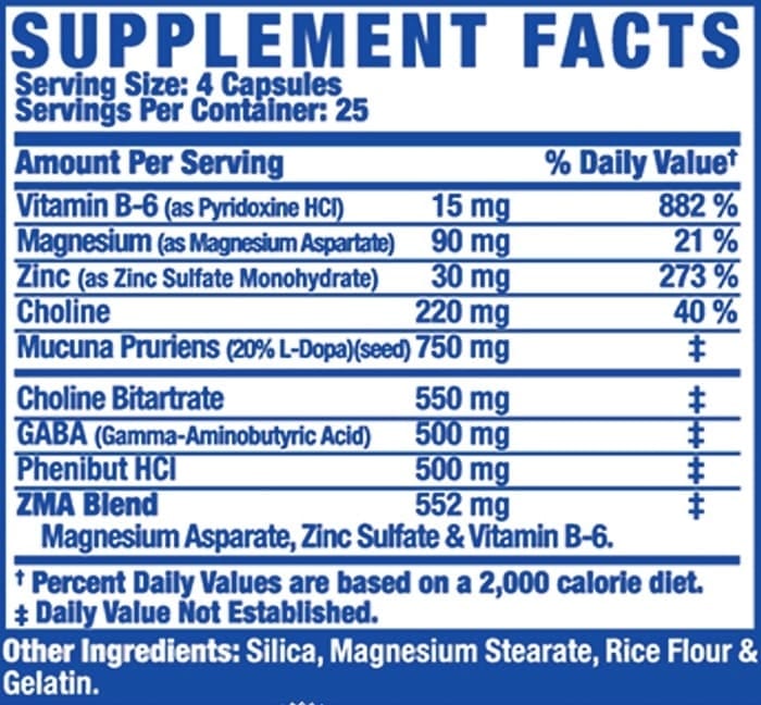 Ronnie Coleman Sleep XS (ZMA) 100 caps - Imagen 2