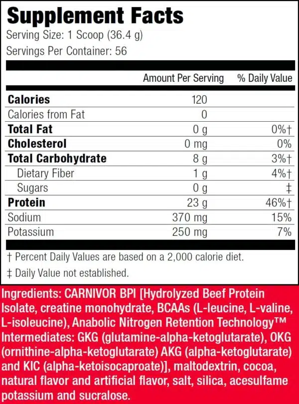 Musclemeds Carnivor Isolate 4 Lbs - Imagen 2