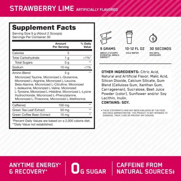 ON Amino Energy 30 serv - Imagen 2