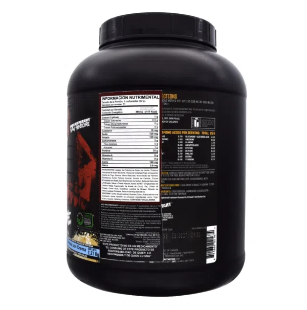 Mutant Iso Surge 5 lbs 100% Gourmet Protein Isolate - Imagen 2