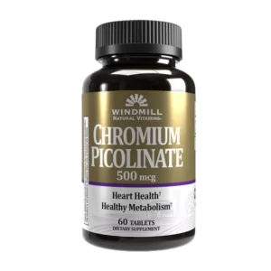 WINDMILL Picolinato de Cromo 500 Mg, 60 Tabs