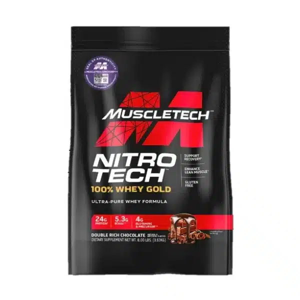 MUSCLETECH Nitrotech 100% whey gold 8 lbs