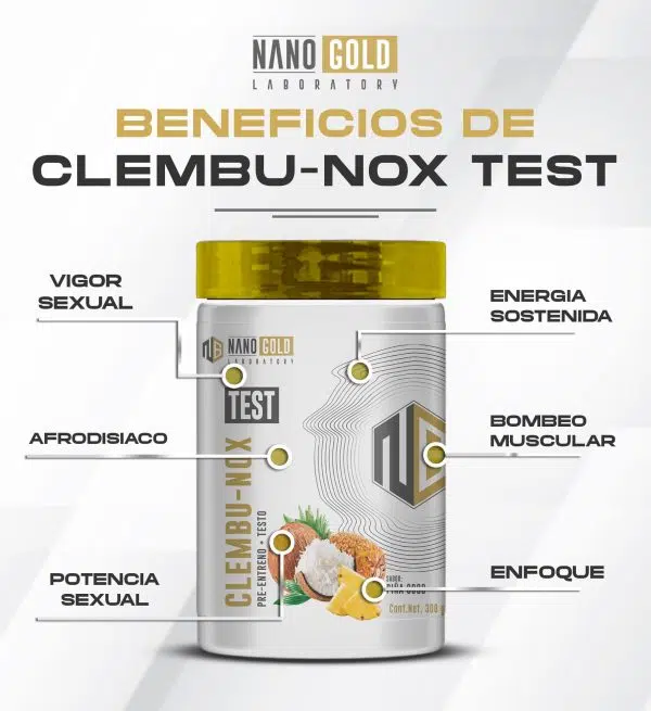 Nano Gold Clembu-Nox Test 30 serv Clembunox