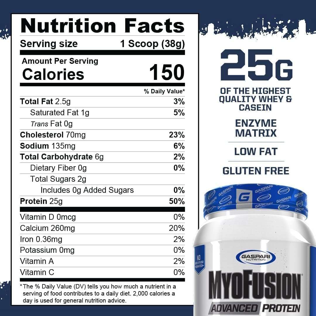 GASPARI Myofusion Advance 4 lbs Proteina Multifase - Imagen 2