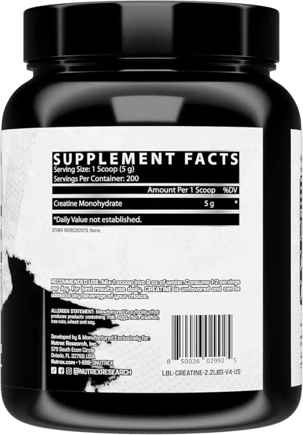 NUTREX Creatina Drive 1 KG - Imagen 2