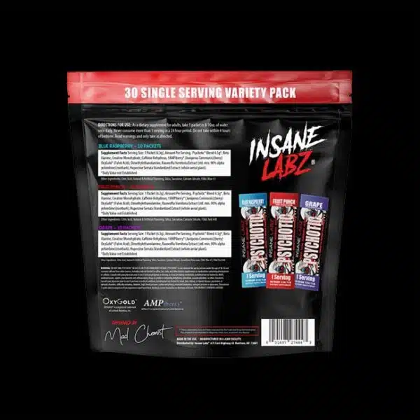 Insane Labz Variety Bag Psychotic`s 30 Sticks Diferentes Sabores - Imagen 3