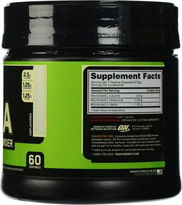 On Bcaa INSTANIZED 5000 Powder, 60 serv - Imagen 2