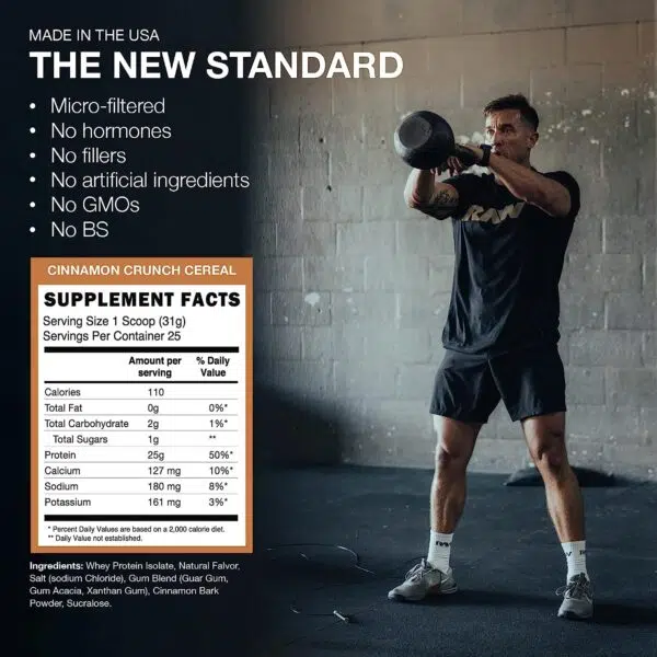 RAW Cbum ISO Protein Itholate 25 serv - Imagen 3