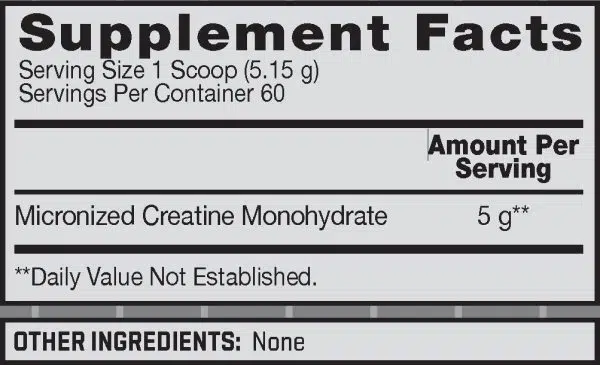 BSN Creatine (Creatina) Powder Dna sin Sabor, 300 gr - Imagen 2