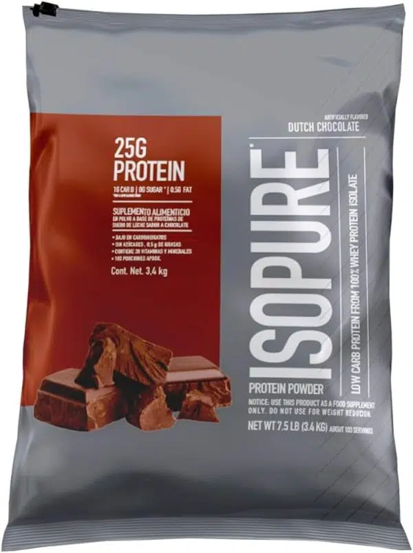 ISOPURE Proteina Low Carb 7.5 Lbs Chocolate