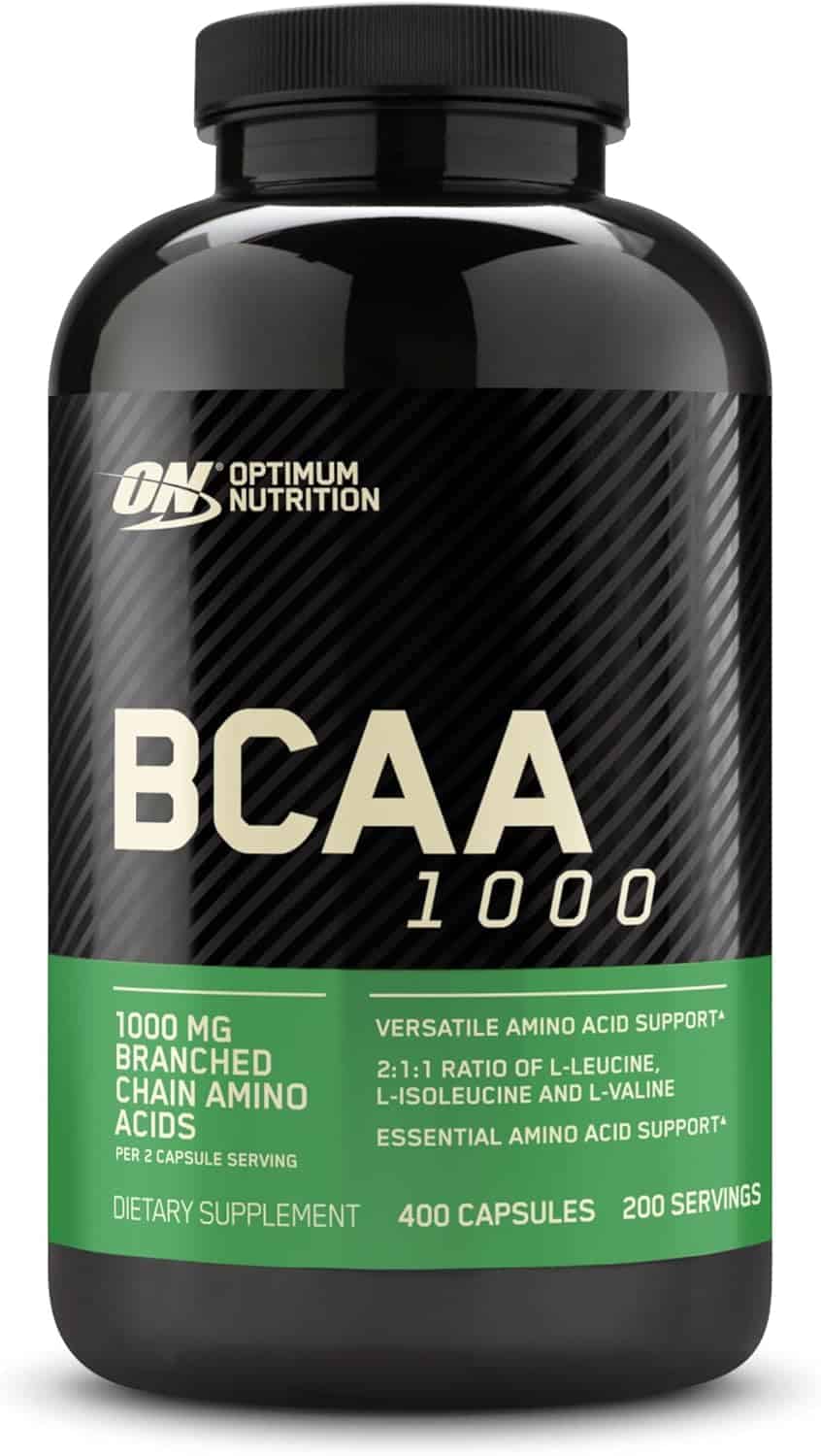 Optimum Nutrion Bcaa Mega Size 400 Caps Optimum Nutrition