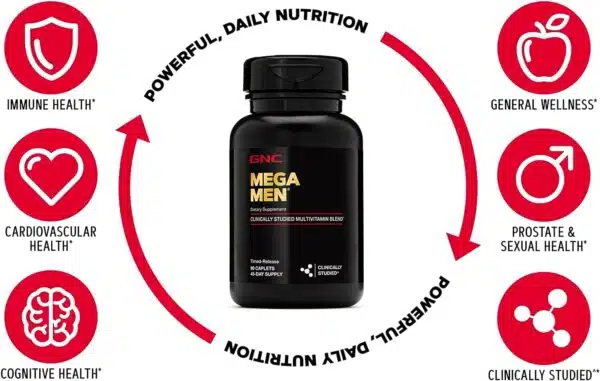 GNC Mega Men 180 tabs - Imagen 2