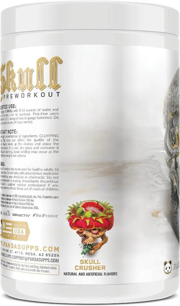 PANDA Skull Pre-Workout 40 serv Alto estimulante - Imagen 2