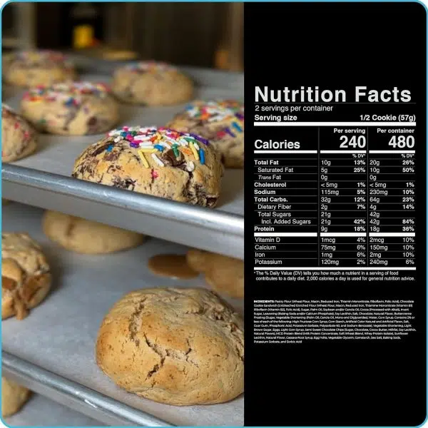 Raw My Cookie Dealer Galleta Vegana 12 pack by Cbum - Imagen 2