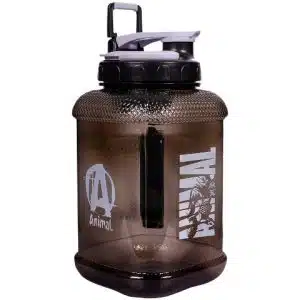 Shaker Universal 1/2 Gallon Bote agua Negro