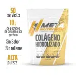 Meta Nutrition Colageno Hidrolizado Natural 50 serv