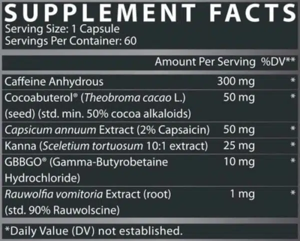 Nutrex lipo 6 HARDCORE 60 tabs - Imagen 2