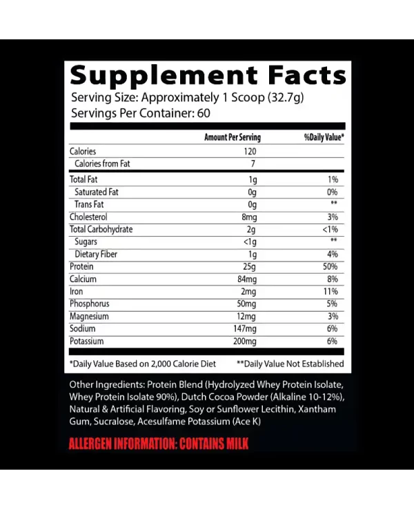 INSANE Whey 4.6 lbs by Insane Labz - Imagen 2