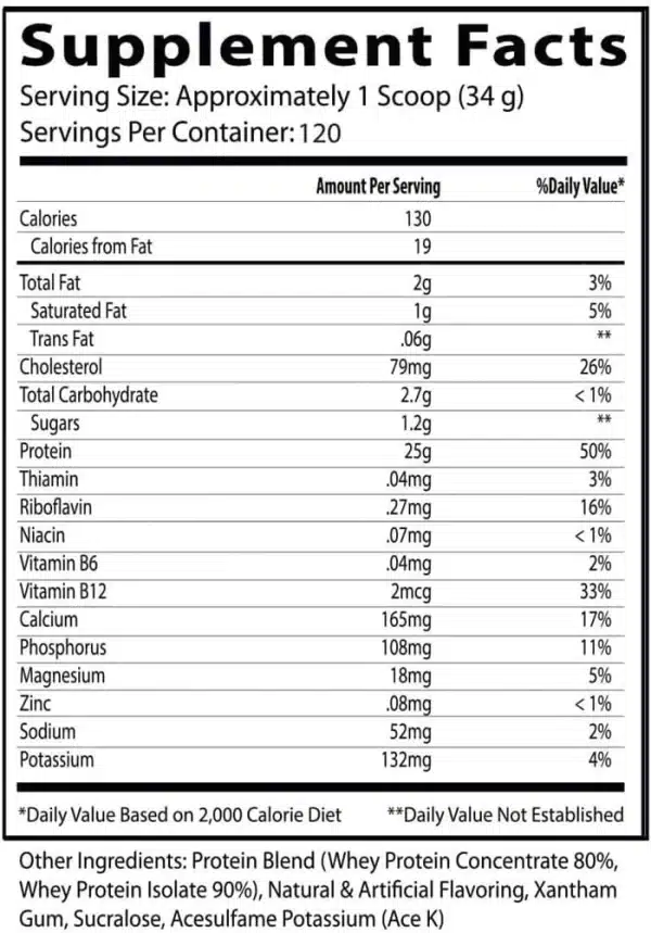INSANE Whey 8 lbs - Imagen 2