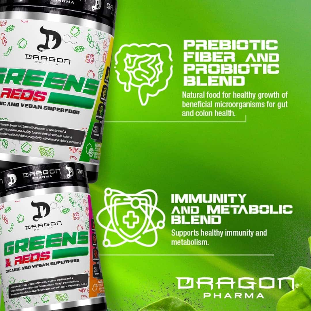 Dragon Pharma Greens & Reds 30 serv - Imagen 2