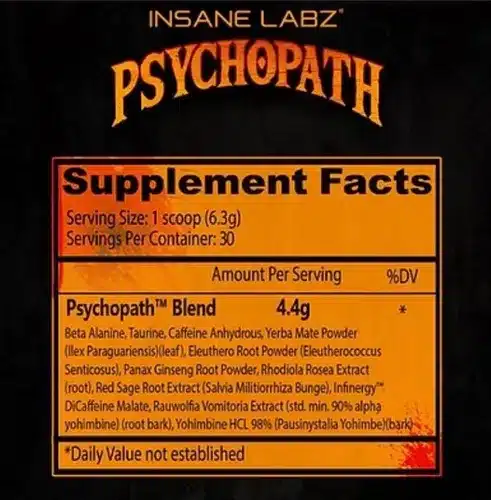 Insane Labz Psychopath 30 serv - Imagen 3
