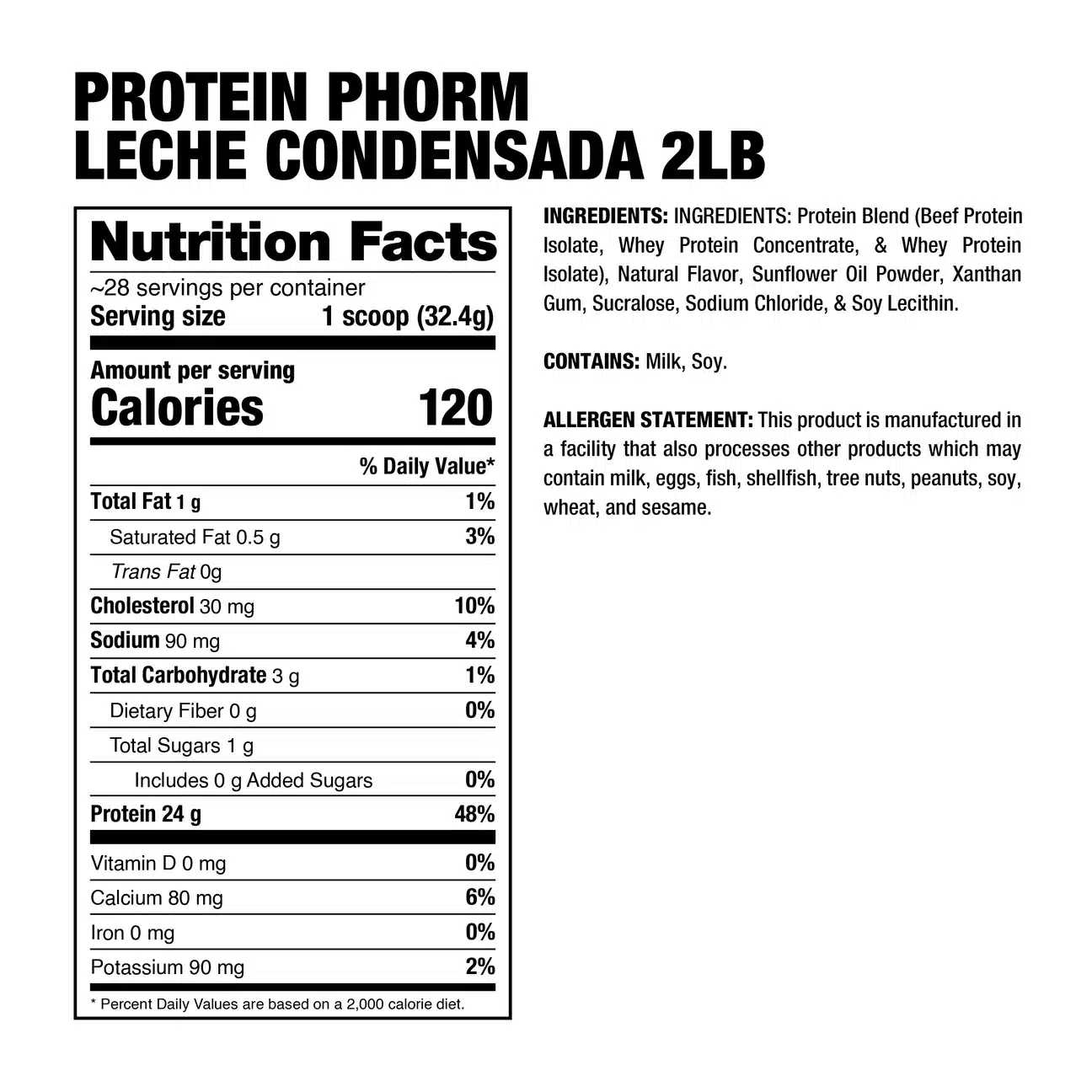 Dragon Pharma ProteinPhorm 5 lbs - Imagen 2
