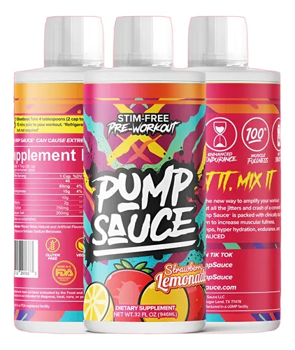 PUMP SAUCE Pre Workout Liquido 946ml PUBLICO $800 - Imagen 2